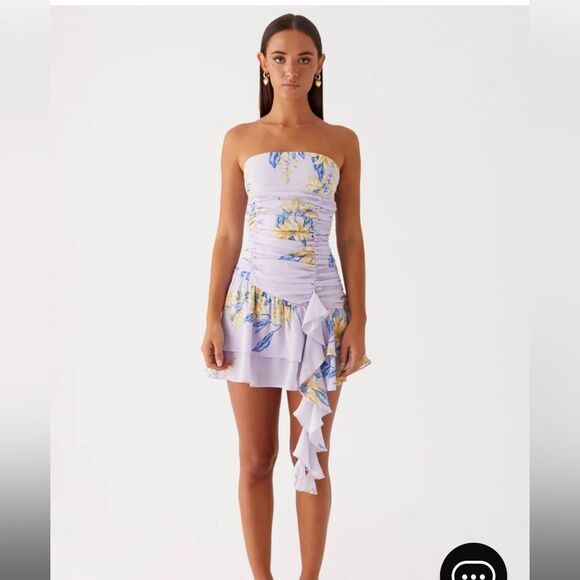 Peppermayo Dresses & Skirts - Peppermayo Floral Lilac Mini Dress